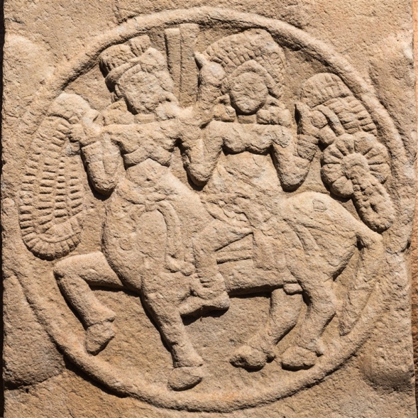 Female riding a Centaur